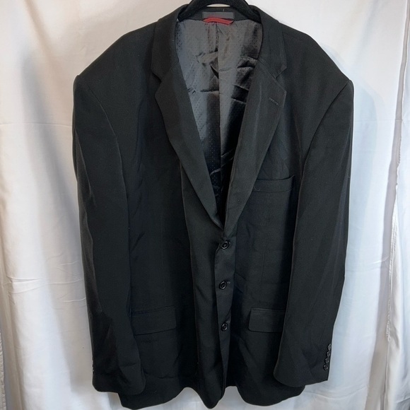 MidTown Man Suit Jacket Long Sleeve 3 Button Blazer Sport Coat Notch Collar Line - Picture 2 of 9